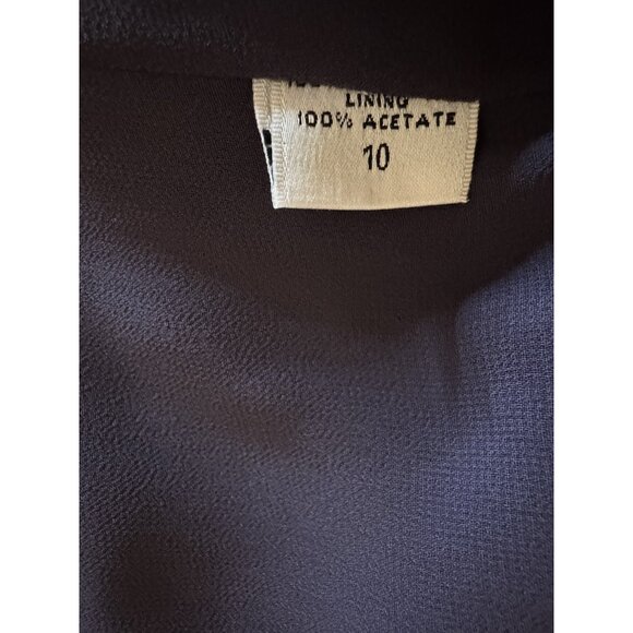 Vintage Y2K Vera Wang Long Formal Maxi Dress 10 Purple Silk Party Cruise Wedding - Picture 11 of 15